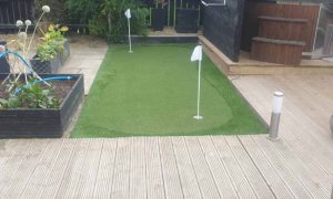 flags putting greens